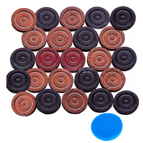 Carrom Board Coin 24 Wooden Coins